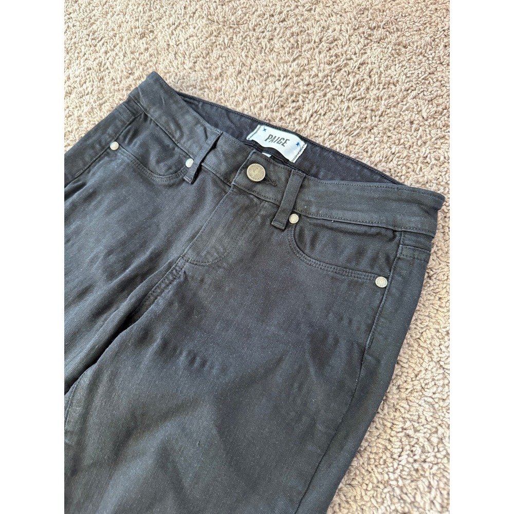 Paige Black Coated Verdugo Skinny Jeans Denim‎ Pants Women's Size 26